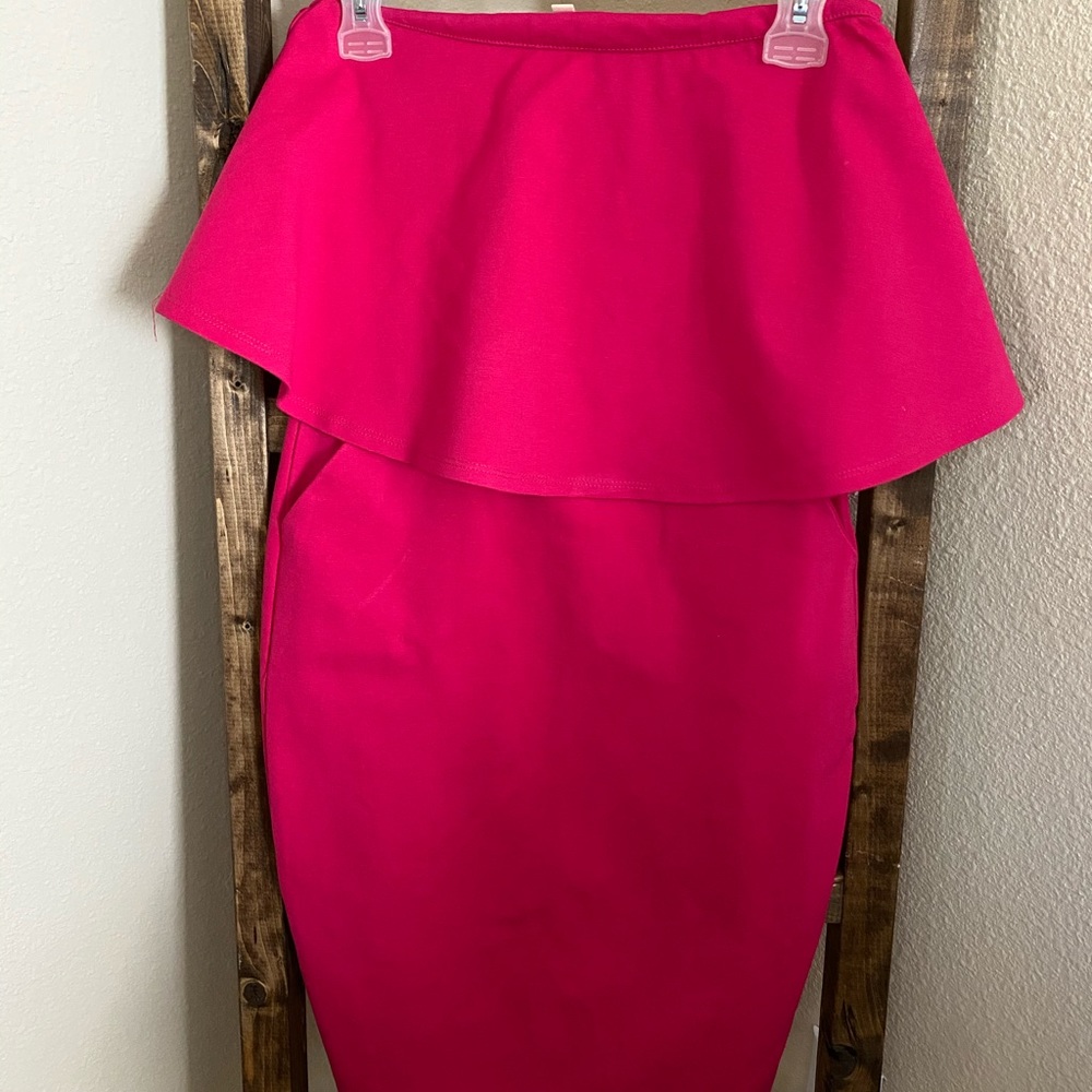 Strapless dress